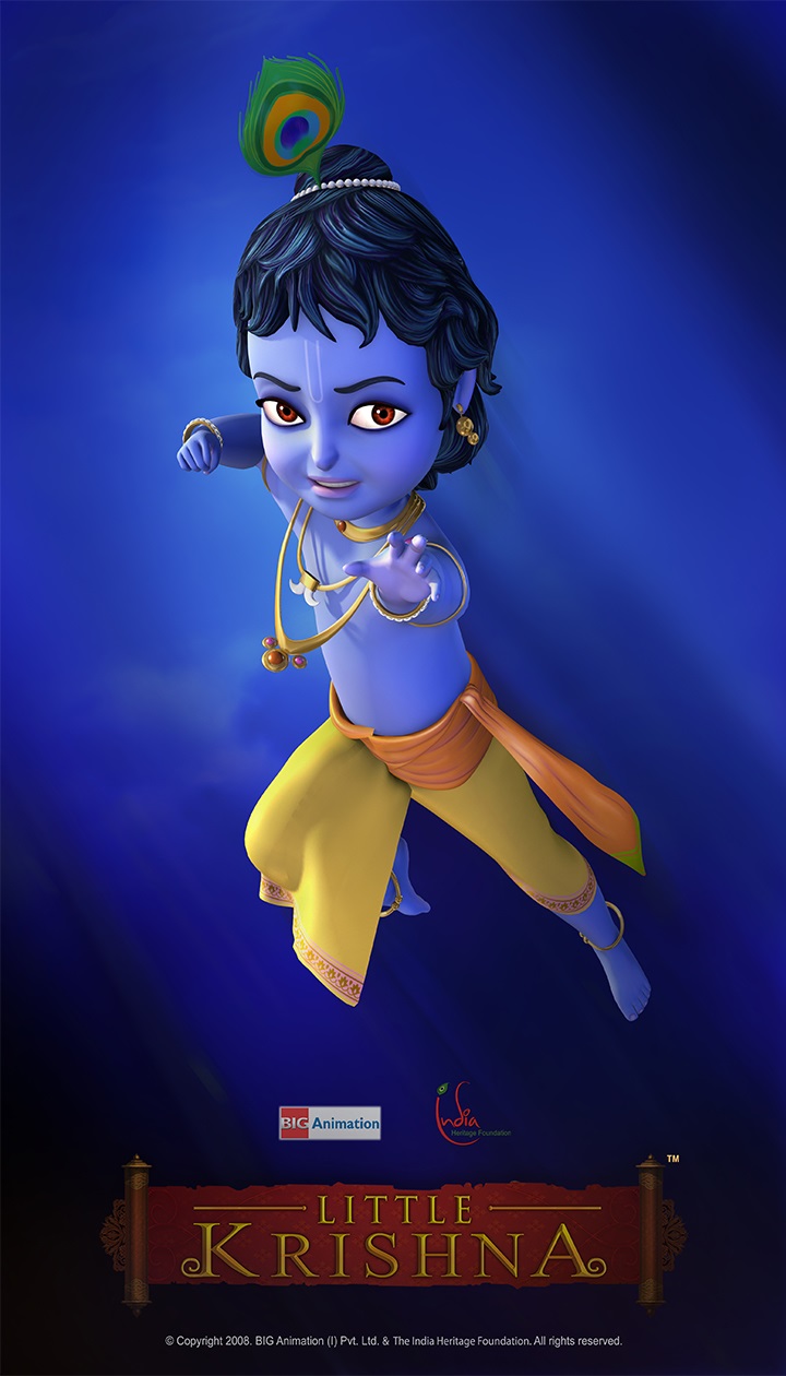 Wallpaper For Mobile Little Krishna